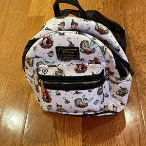 Disney Loungefly White and Black Character Backpack